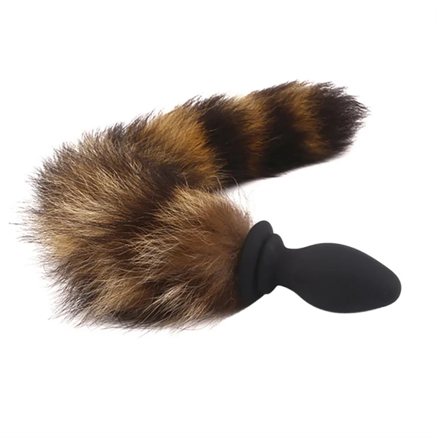 Sexy Toys Soft Wild Fox Tail Anal Plug Metal Sex Butt Plug Analplug Cosplay Adult Products Sex Toys For Woman Couples Men