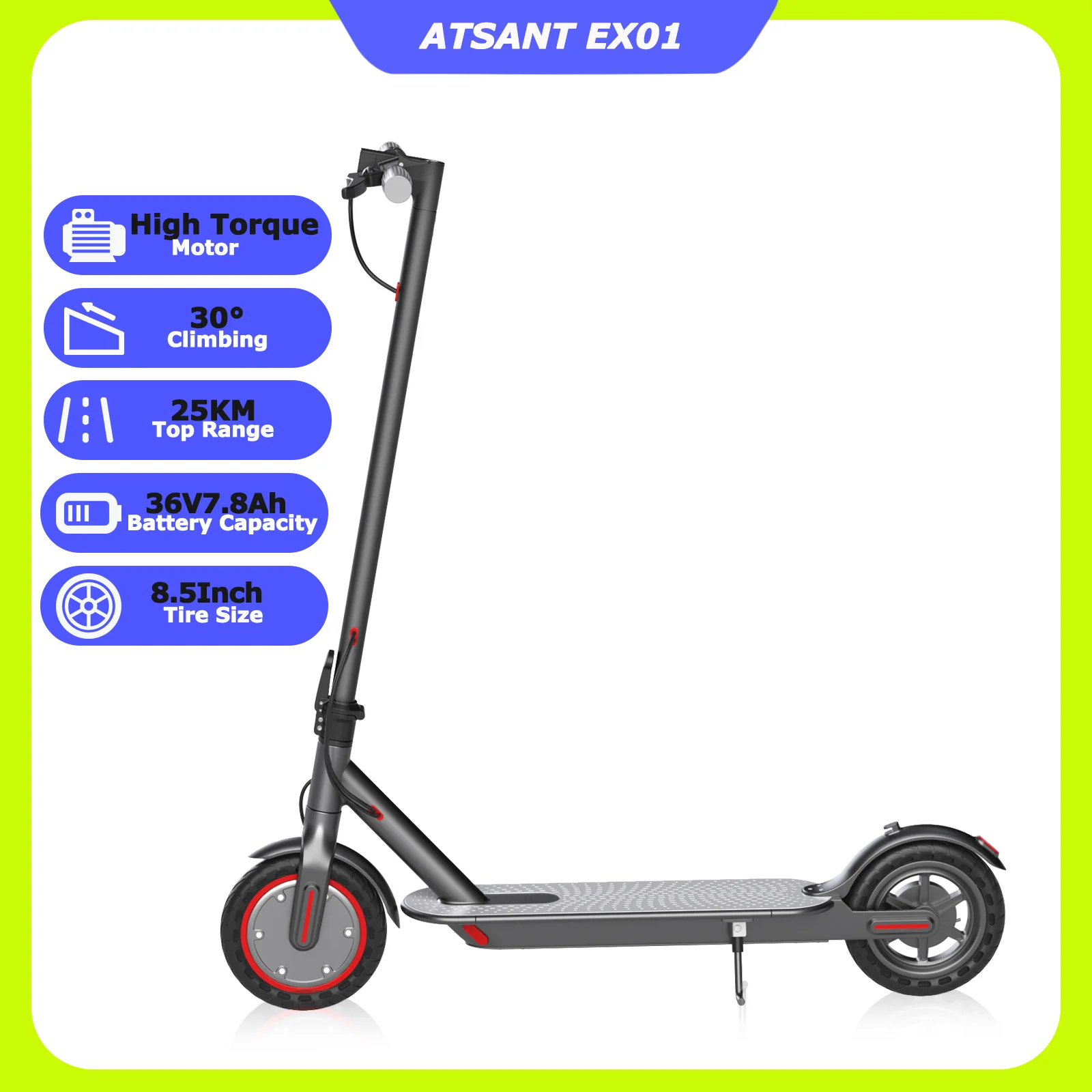 JUICEASE EP1 PRO Elektrische Fiets voor Volwassenen 54.6V22.5Ah Hoge-Capaciteit Batterij 100KM Lange Afstand 14 Inch Dubbele Vering 35 ° Hill Climbing APP-bestuurde elektrische scooter voor