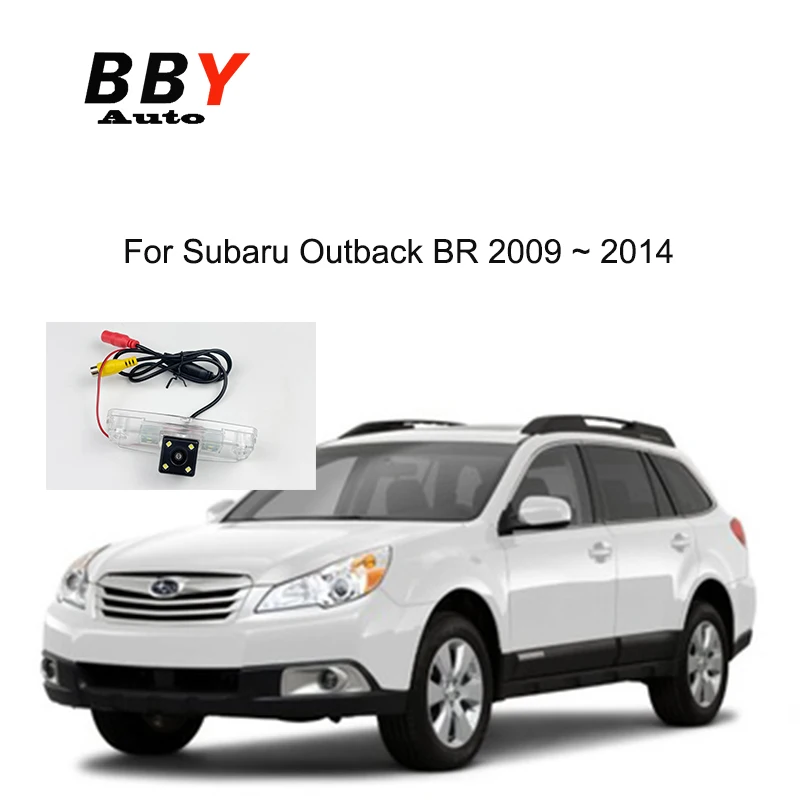 1280*720 Fisheye Rear View Camera For Subaru Outback BR 2009 2010 2011 2012 2013 2014 Car Backup Parking Camera Housing