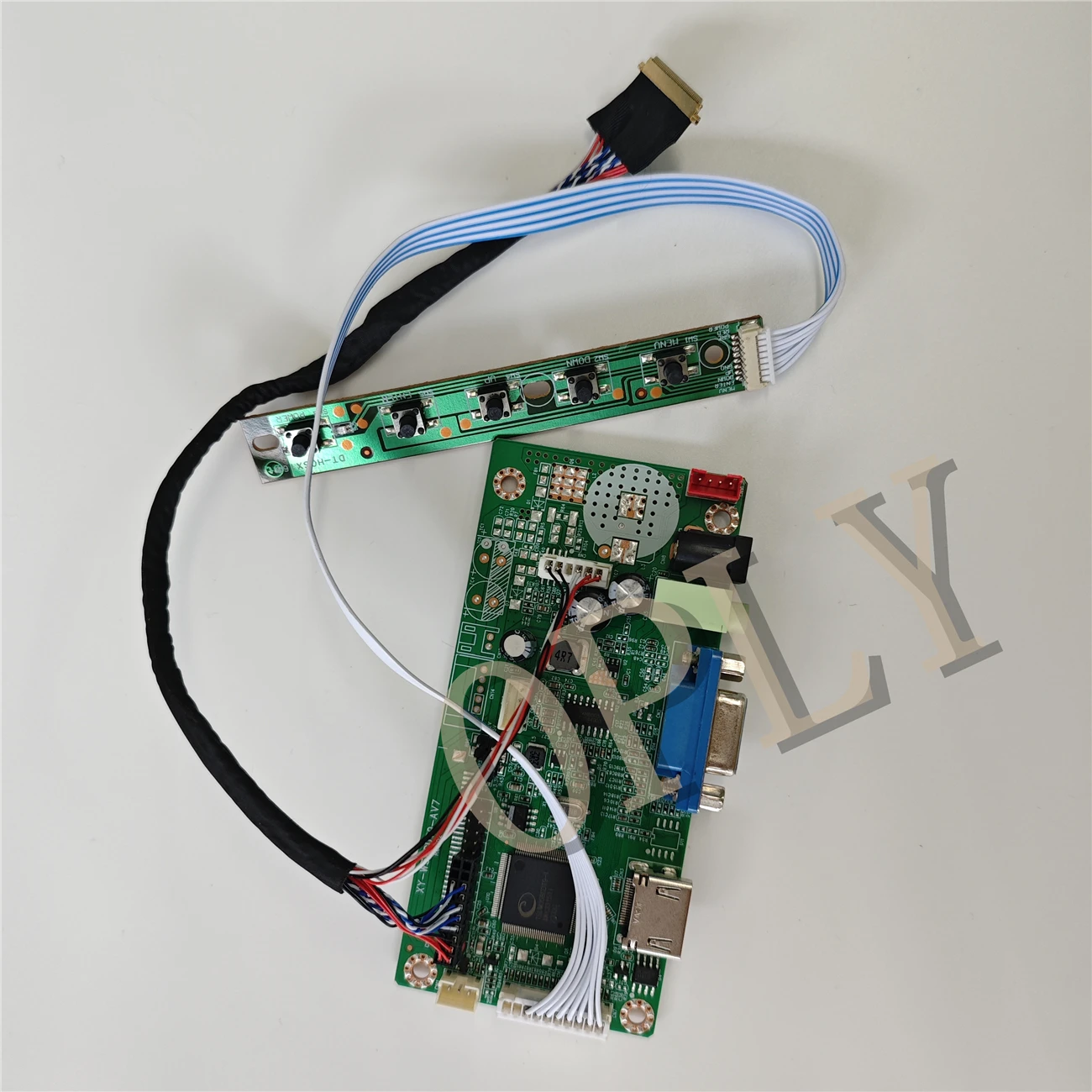 

58C Controller board Audio in HDMI-Compatible VGA for BP101WX1 BP101WX1-201 LED panel Screen monitor 10.1" 1280X800 display