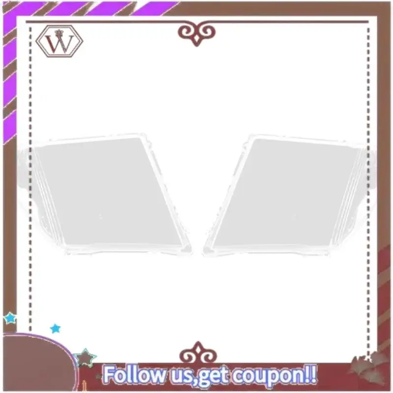 

A57E-1 Pair L&R Headlight Shell Lamp Shade Transparent Lens Cover Headlight Cover For Nissan Navara D40 2005-2015 Replacement Pa