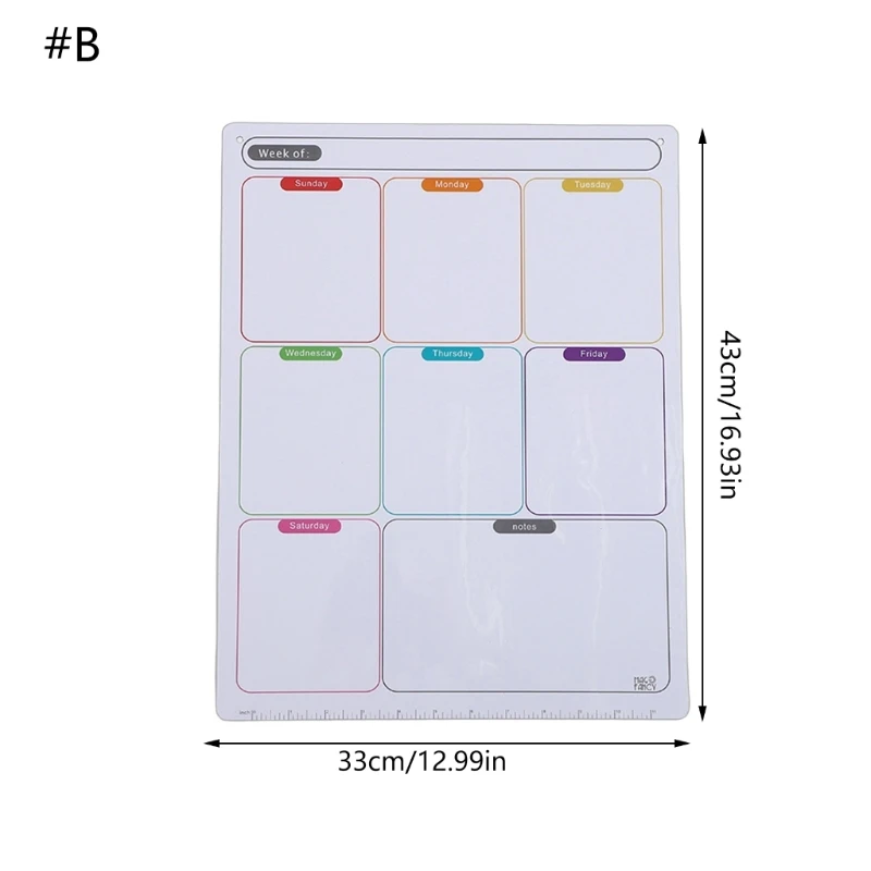 Magnetischer Kalender, Wochenplaner, magnetischer Kalender, Whiteboard, Monatsplaner, Direktversand