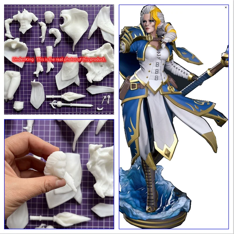 LinDeekin D489 Customized 3490 Garage Kits Unpainted Figure GK Models White resin Unassembled Jigsaw puzzle of character models