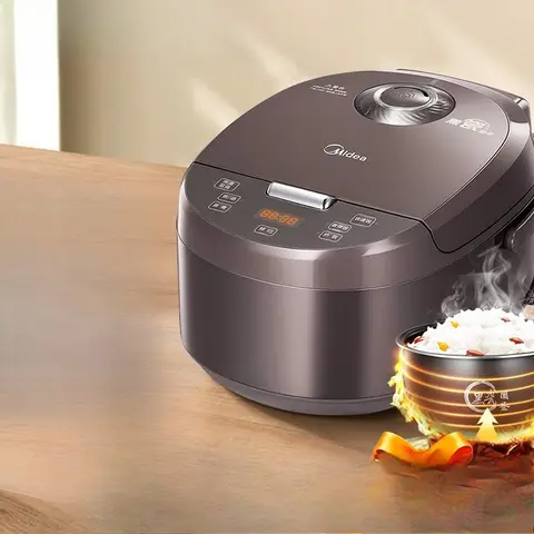 Midea smart rice cooker 4L newly upgraded 5.0 black porcelain kettle 24h reservation sweet Q elastic rice pot