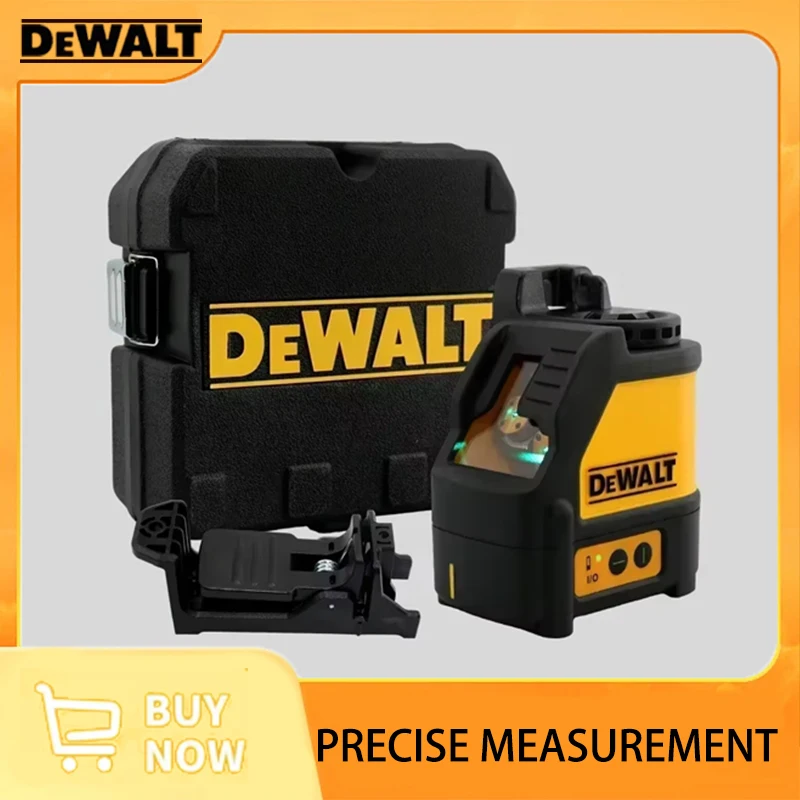 

DEWALT DW088CG Laser Level With Case30m Self-Leveling Cross Line Green Cross Line Lase Horizontal Vertical Laser Level 2-Line