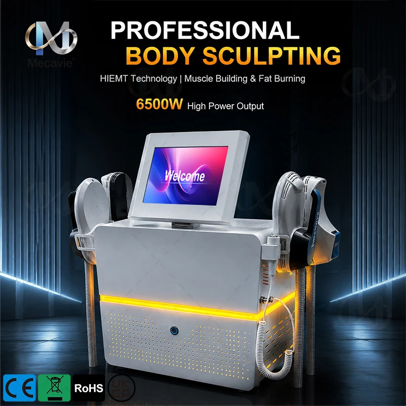 High Power 15 Tesla 6500W EMS Slimming Machine for Home Salon Use Effective Anti-Aging Body Shaping Muscle Building Fat Burning