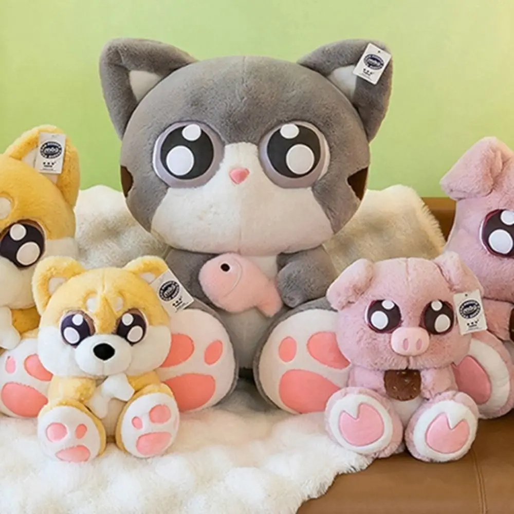 

Lovely Big Eyes Cat Plush Doll Cartoon Cat Stuffed Animal Animal Plush Toy Pig Cute Puppy Stuffed Plushies Children