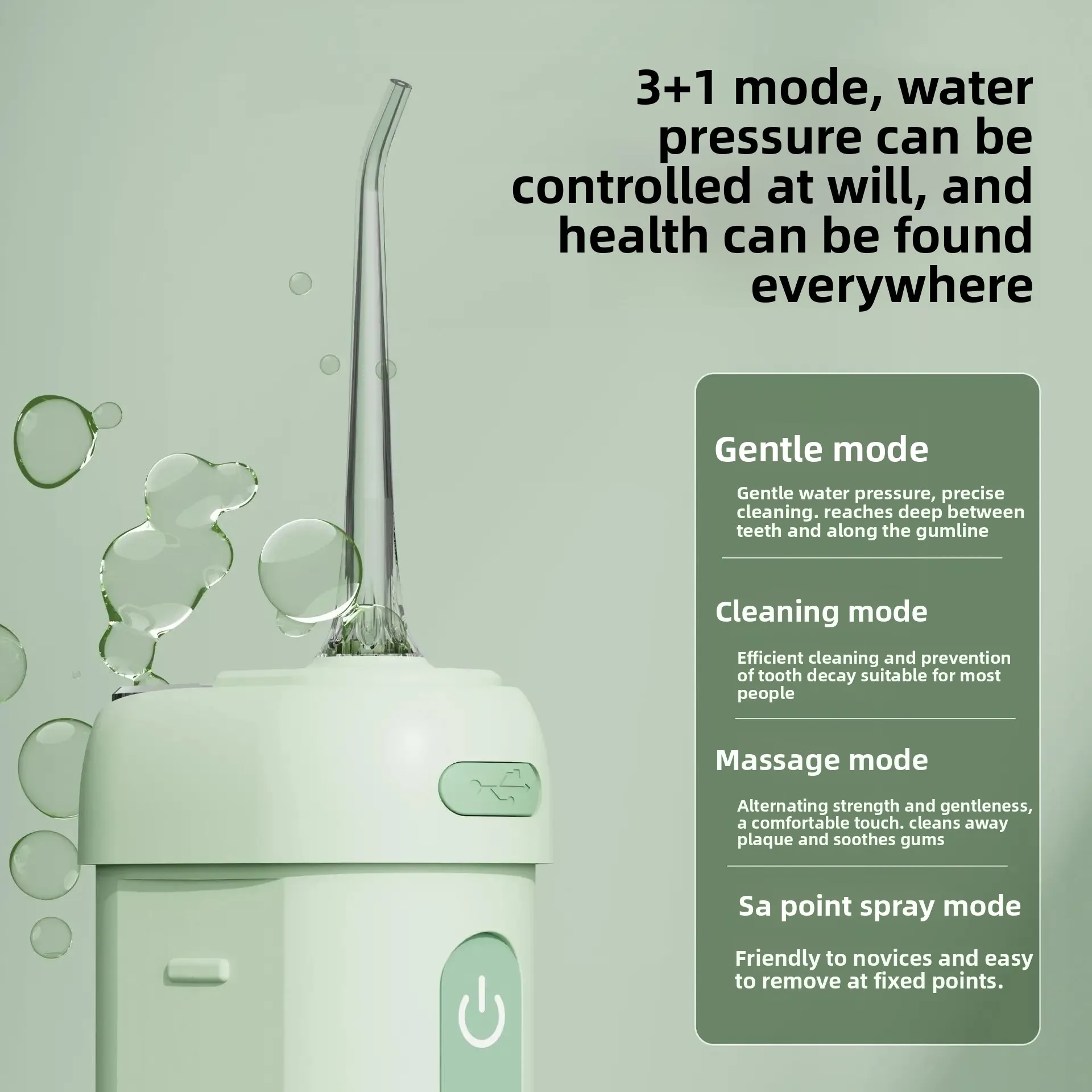 Mini Portable Electric Water Flosser Household Oral Irrigator Interdental Cleaning Portable Oral Care Device