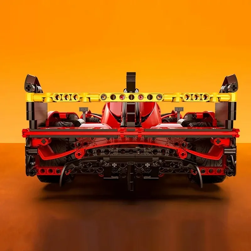 Technical Blazing Flame  Sports Model Car Set,Racing Car Kits Model 1518 PCS Building Blocks Car Lovers and Muscle Car Fans