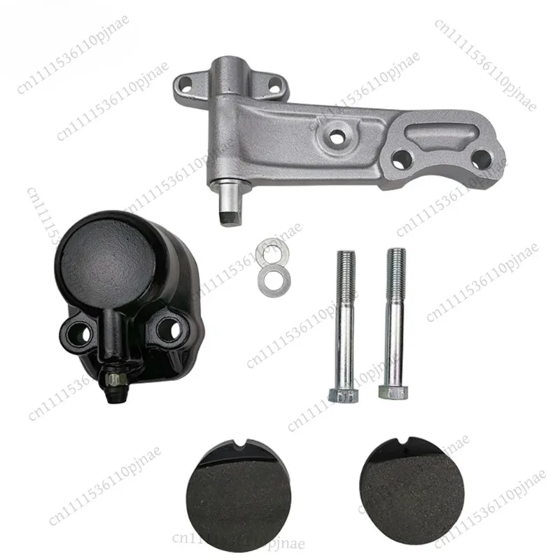 Front Brake Caliper Bracket Assembly with Pads for Honda CB350F CB350G CB360 CB400F CB450 CB500 CB550 Motorcycle Parts
