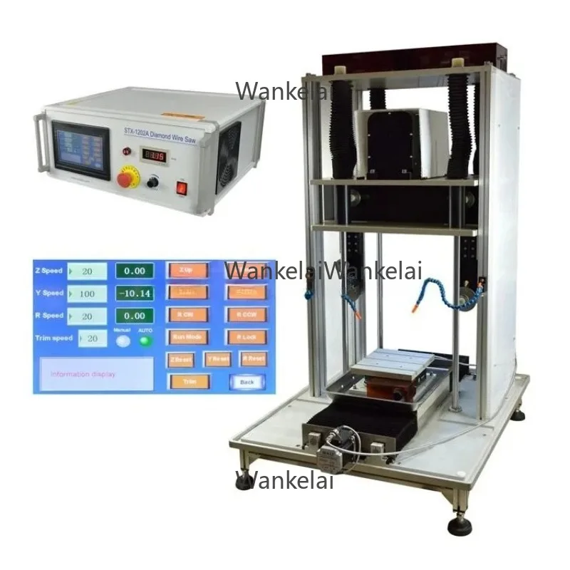 Precision Wire Saw with Sample Stage and  Wire - 12
