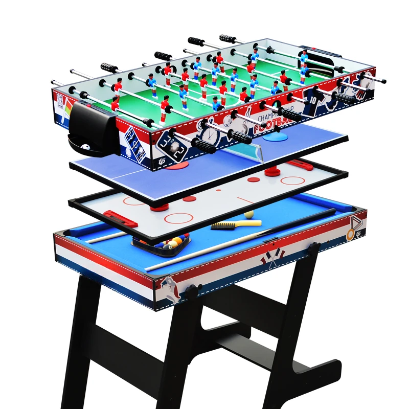 

Multi functional children's billiards table, 5-in-1 folding football machine, interactive parent-child game for two people