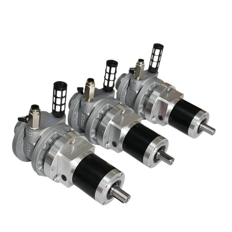 Vane pneumatic motor with miniature planetary gear reducer explosion-proof does not generate static electricity