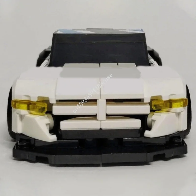 325 قطعة MOC دودج تشارجر مدينة أبطال نموذج اللبنات العمارة لتقوم بها بنفسك الإبداعية هدية الكريسماس فكرة لعبة الطوب عيد ميلاد #4