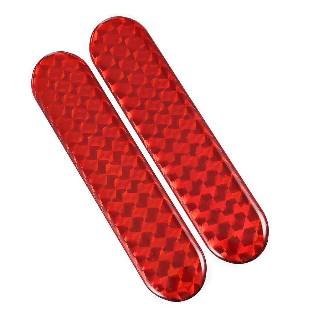 Car Reflective Sticker Car Door Safety Warning Mark Reflector Tape Strips Auto Motorcycle Bike Reflector Stickers