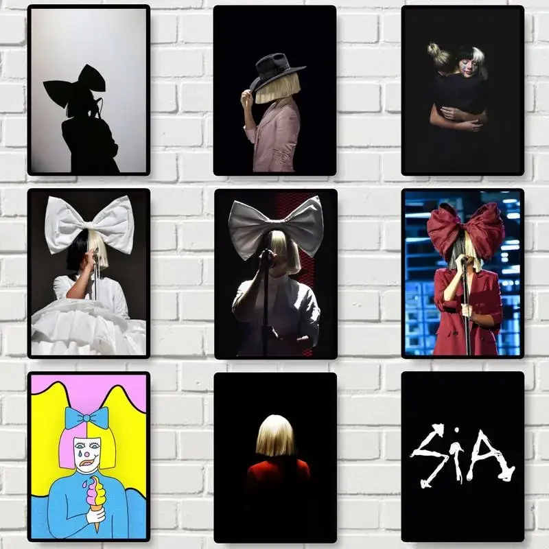 Singer Sia POSTER Poster Prints Wall Pictures Living Room Home Decoration Small