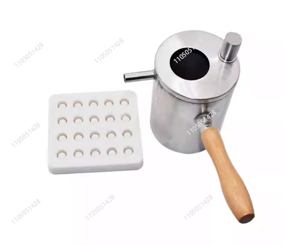 Beeswax Pouring Pot Stainless Steel Beeswax Melting Pot Wax Melter Pot Candle Tool Beeswax Cell Cup Making Mold Beekeeping Tool