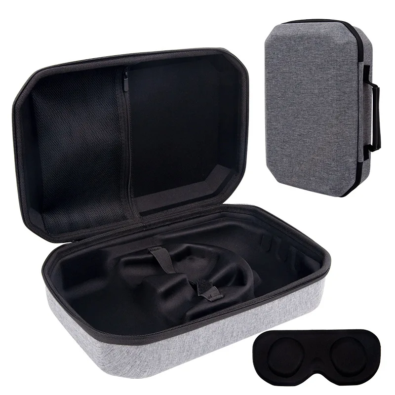 Custodia da trasporto con copriobiettivo per cuffie Meta Quest 3 VR Custodia per cuffie da gioco portatile Borsa antiurto con tracolla