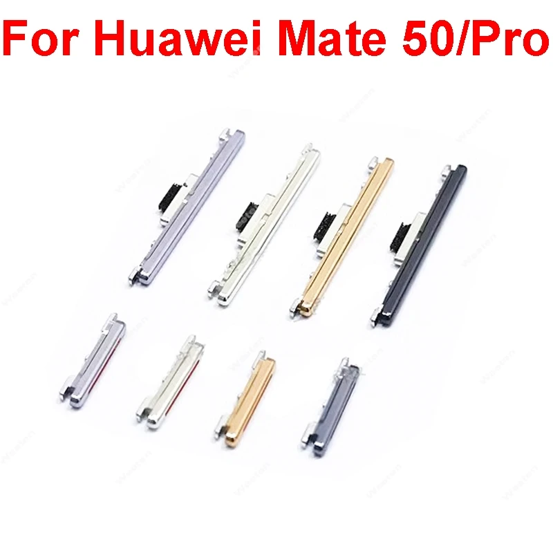 

Боковые кнопки питания и громкости для Huawei Mate 50 50Pro, Кнопка ВКЛ./ВЫКЛ., боковой переключатель громкости, гибкий зажим, запасные части для ремонта