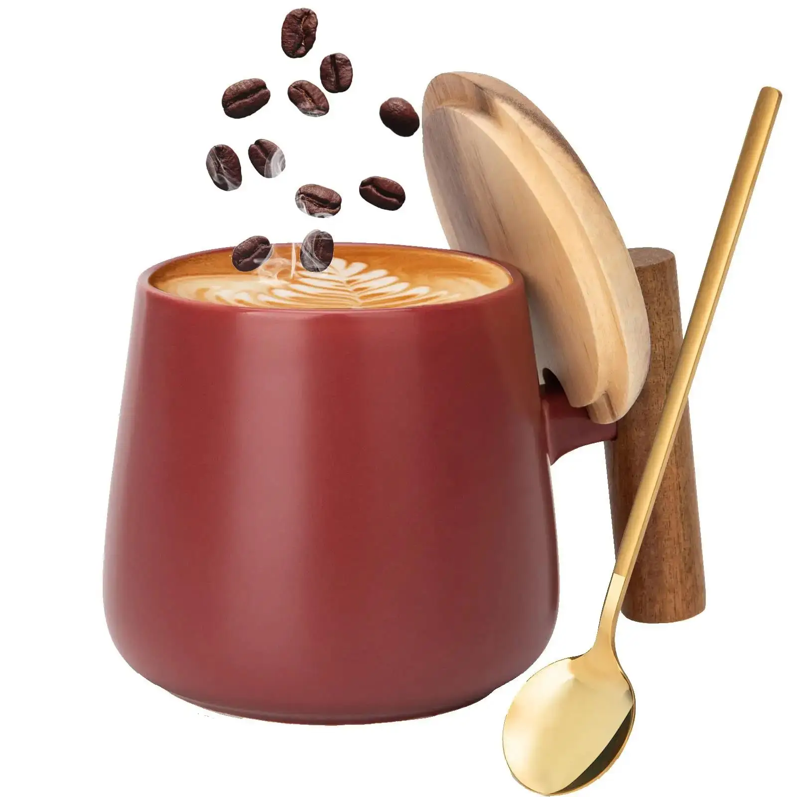tasse-a-cafe-en-ceramique-14-oz-tasse-a-cafe-avec-couvercle-en-bois-et-cuillere-doree-pour-le-bureau-et-la-maison