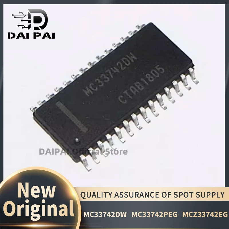

(10Pcs/Lot) 100% New original MC33742DW MC33742PEG MC33742 MCZ33742EG MCZ33742 SOP28 Chipset