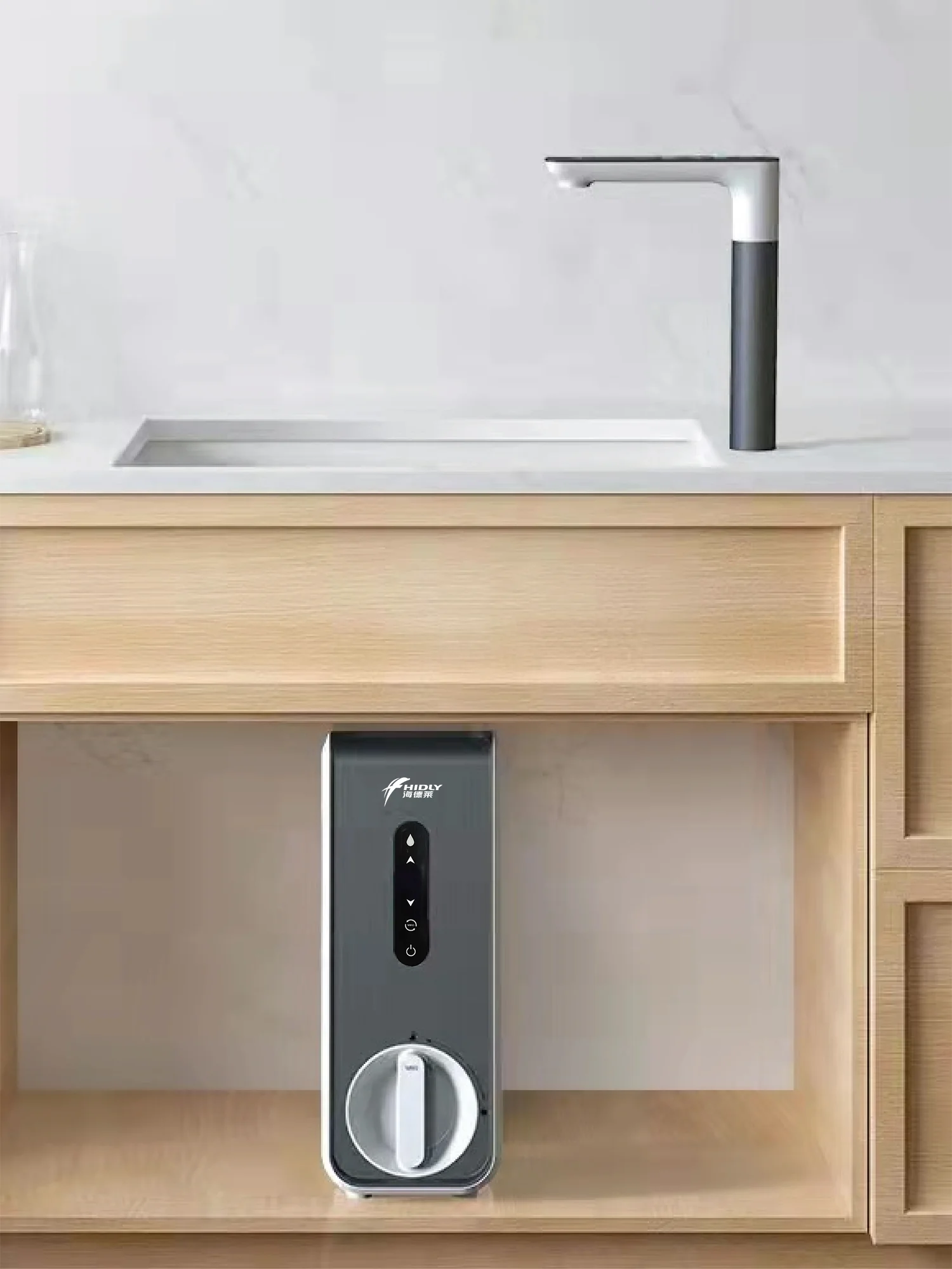 

Household Smart Multi-Function Electroplated Tds Digital Reverse Osmosis Ro Hot and Cold Water Double Faucet Tap