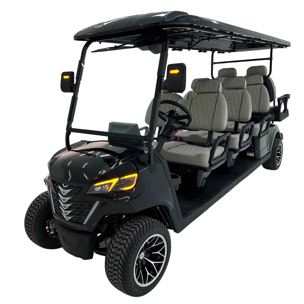 2 4 6 8 Seater Electric Golf Cart Gas/Battery Customized Disc Brake Wholesale Sale