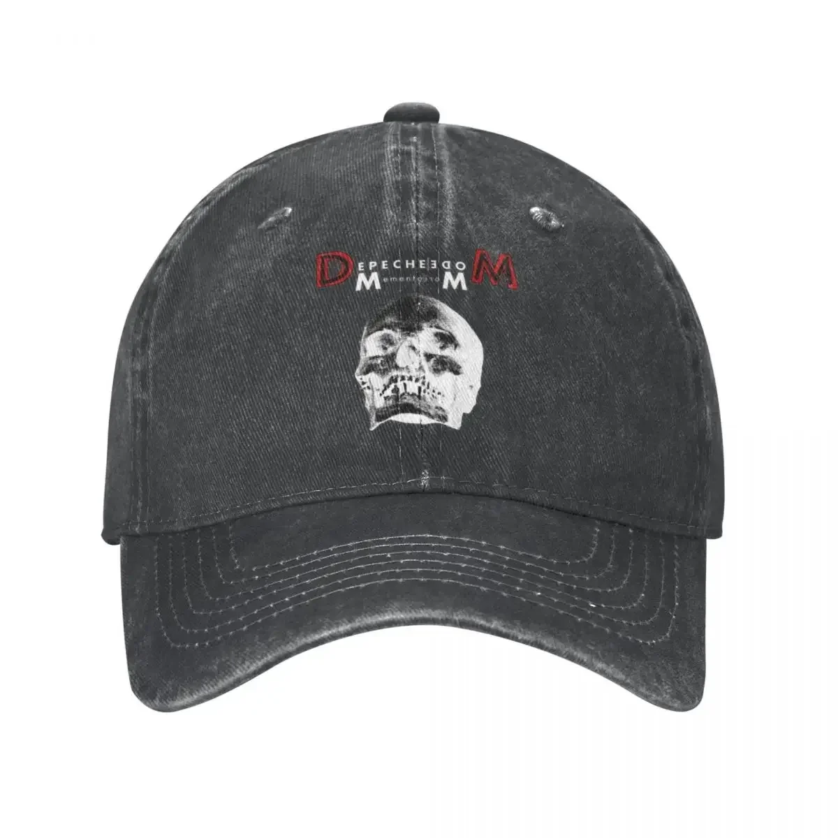 Fashion Depeke Memento Mori Mode Baseball Caps for Men Women Distressed Cotton Dad Hat Skull 80s Music Summer Adjustable Cap