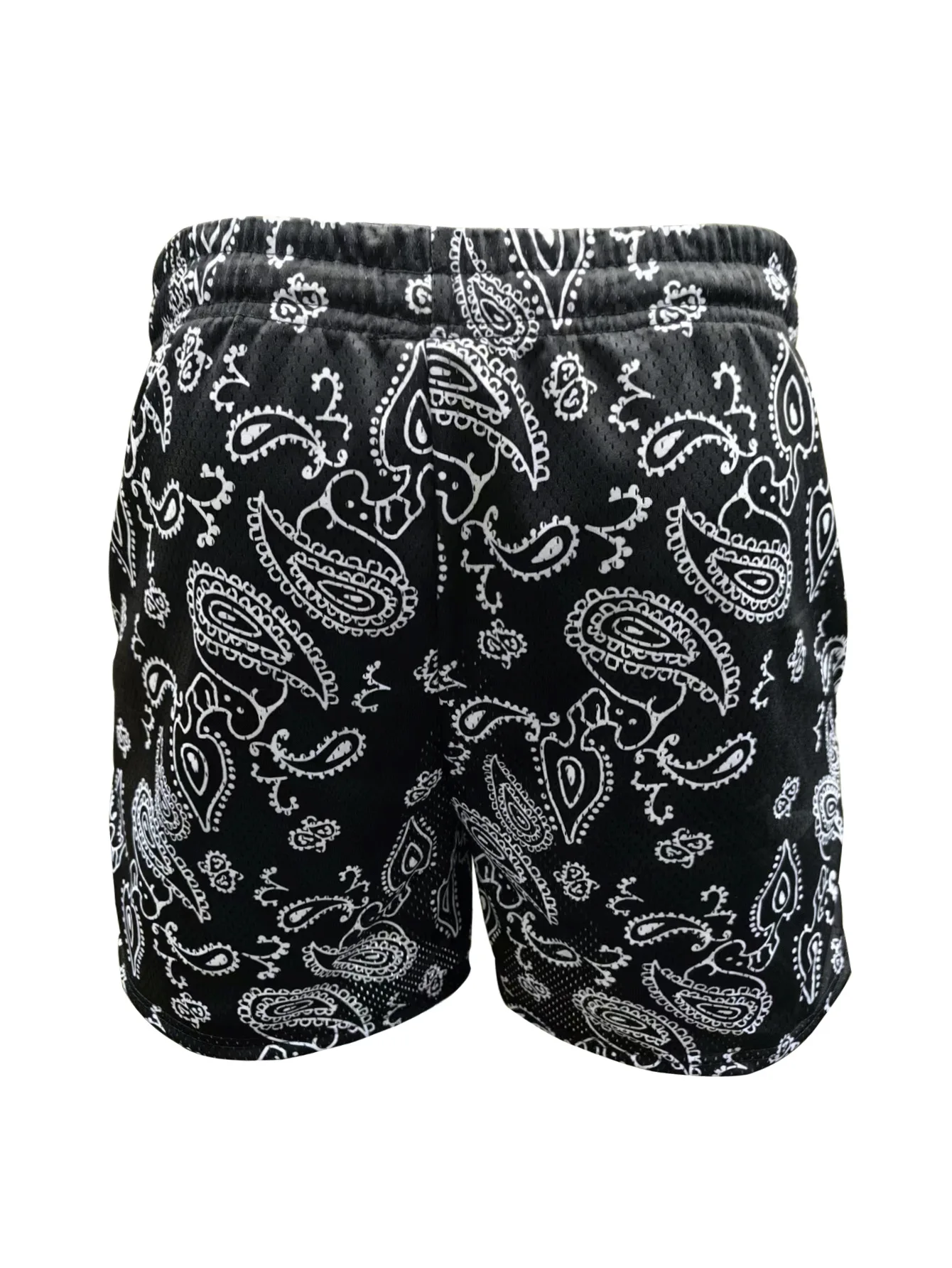 New Men Sports Shorts Fitness Bodybuilding Training Men Casual Paisley Shorts Jogger Bermuda Quick Dry Breathable Shorts bottoms