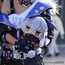 Honkai: Star Rail Silver Wolf Anime Game 35cm Cute Plush Doll Cotton Body Cosplay Stuffed Toys Dress Up Outfit Plushie Xmas Gift