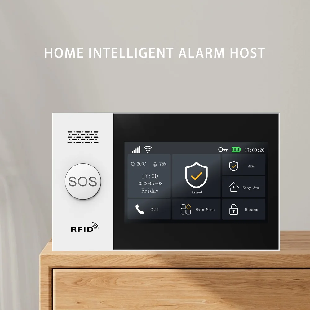 PG-107 4G GSM WiFi Home Alarm System Tuya Smart Life APP Control Security Alarm Kit PIR Sensor Support Alexa & Google Assistant - Image 5