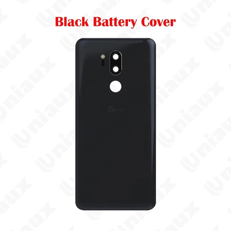 New Back Housing Glass For LG G7 G7+ ThinQ G710 Rear Battery Cover Rear Panel With Adhesive Replacement Repair Part