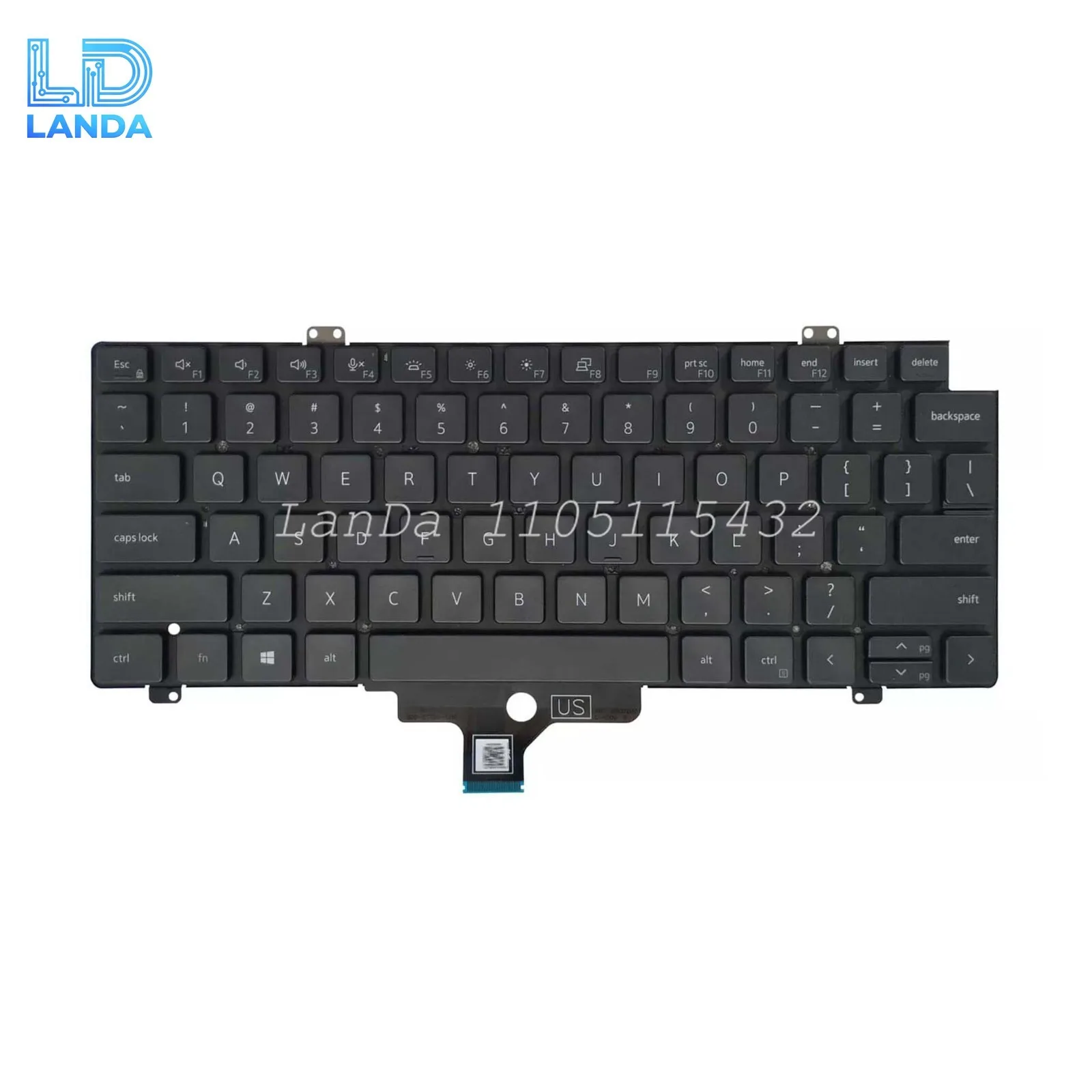 Keyboard For DEL-L Latitud-e 5420 5421 7420 7410 7520 7521 P137G 7440 7450 Black