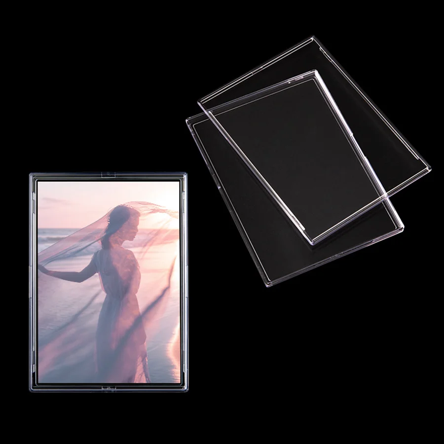 6/12pcs Acrylic Card Cover Idol Photo & Game Card Polaroid Photo Laminated Highly Transparent Hard Brick Displaying Decor XJM - view 3