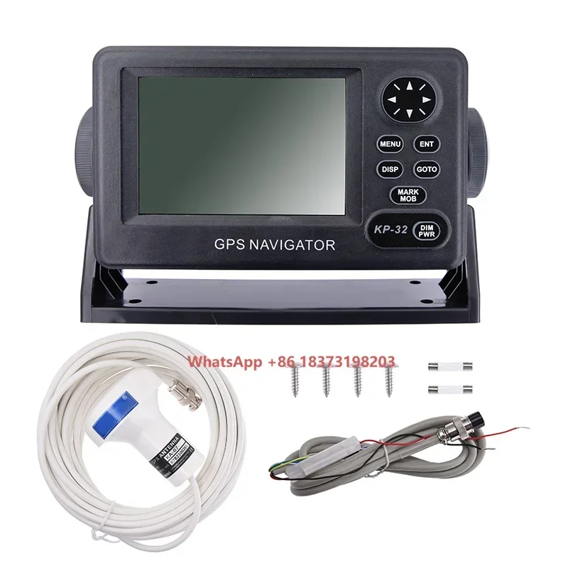 ONWA KP-32 GPS/SBAS Navigation GPS Navigation Locator for Marine Boat Parts 4.5 Inch LCD Display Marine Navigator