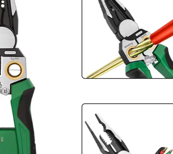 

Многофункциональный инструмент для зачистки проводов с электрической тестовой ручкой, складной инструмент для обжима кабеля, электрические складные плоскогубцы для резки