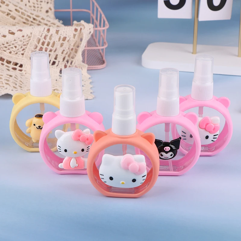 Hello Kitty Perfume Bottle Cartoon Mini Sprayer Refillable Perfume Atomizer Travel Cosmetic Container Spray Atomizer Bottle