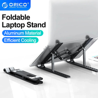 ORICO Portable Laptop Stand Riser Foldable Adjustable Notebook Holder Vertical Computer Stand desk 7 Angles for MacBook Tablets