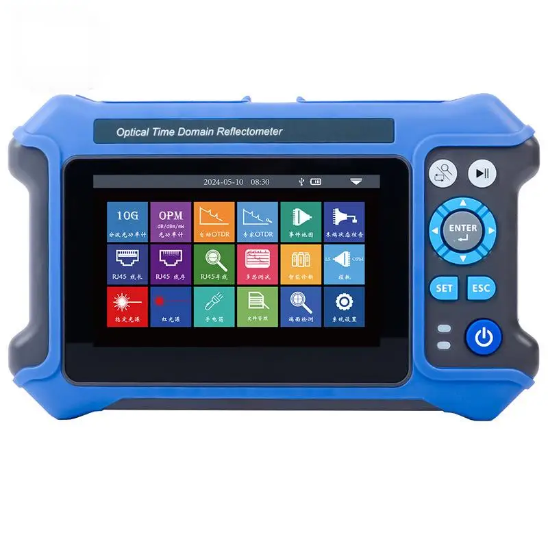 Smart OTDR Mini OTDR Reflectometre for FTTH Network 1310/1550/1625nm Optical Power Meter Function Fiber Optic Tester Machine