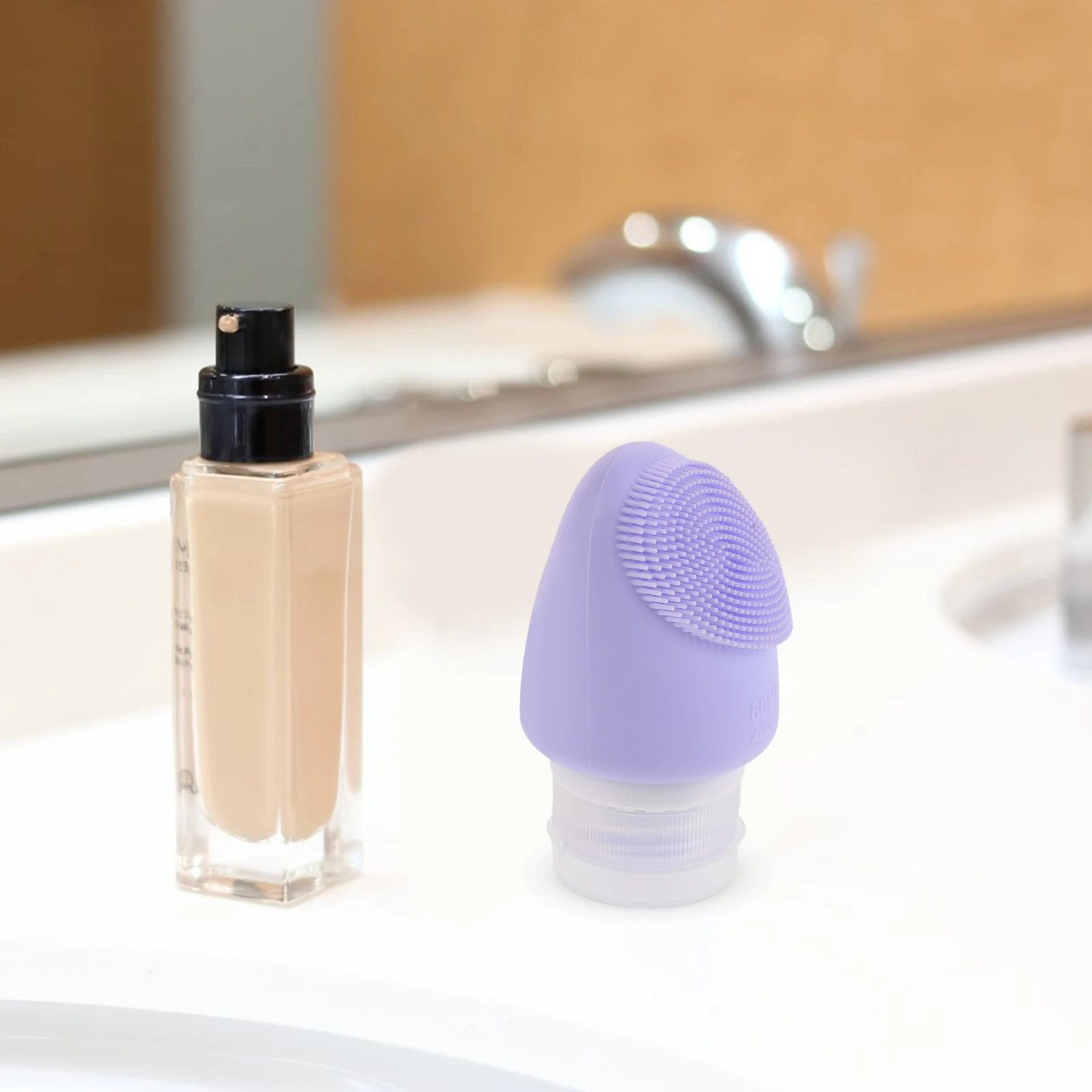 

Silicone Travel Mini Shampoo Containers Clear Cologne Portable Leakproof Tubes H Cream Squeeze Bottles Safe Material Refillable