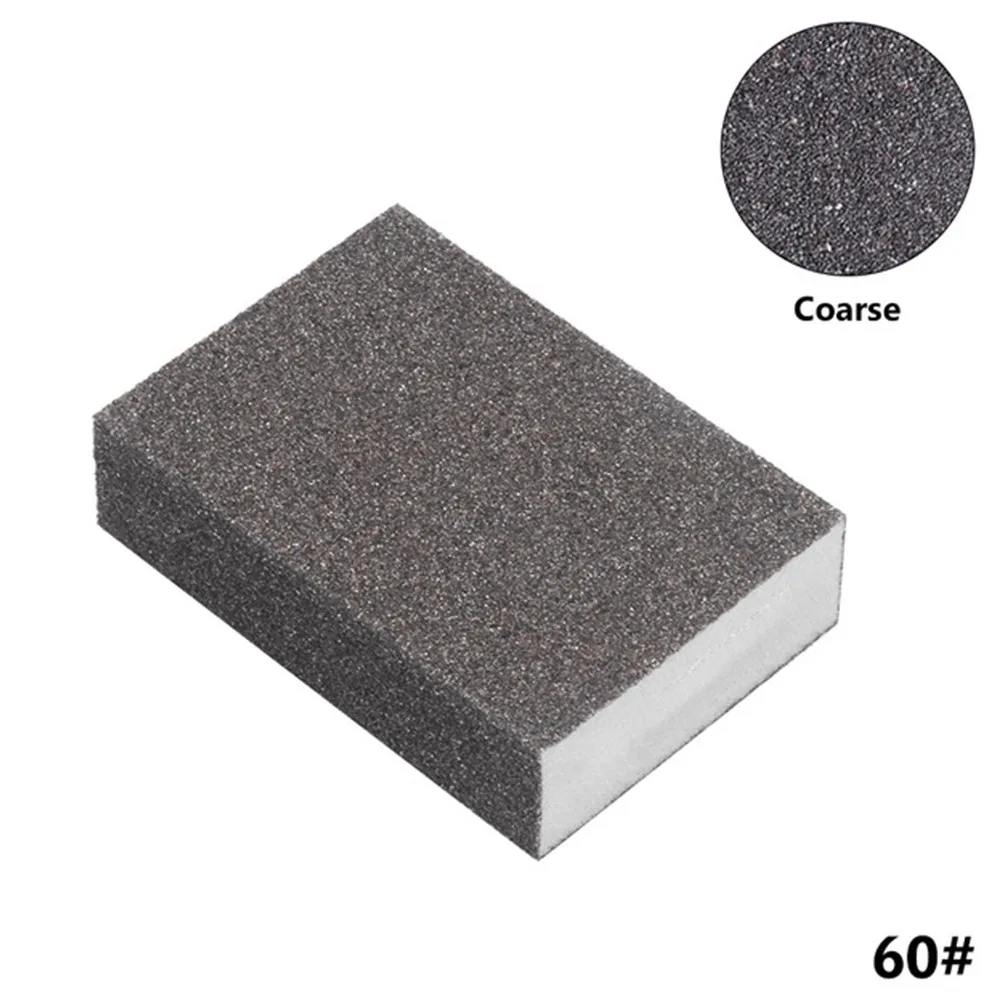 Sanding Sponge Block Abrasive Pad Grit 60/80/120/210 For Furniture Wall Floor Grinding Metal Derusting Polishing Sandpaper