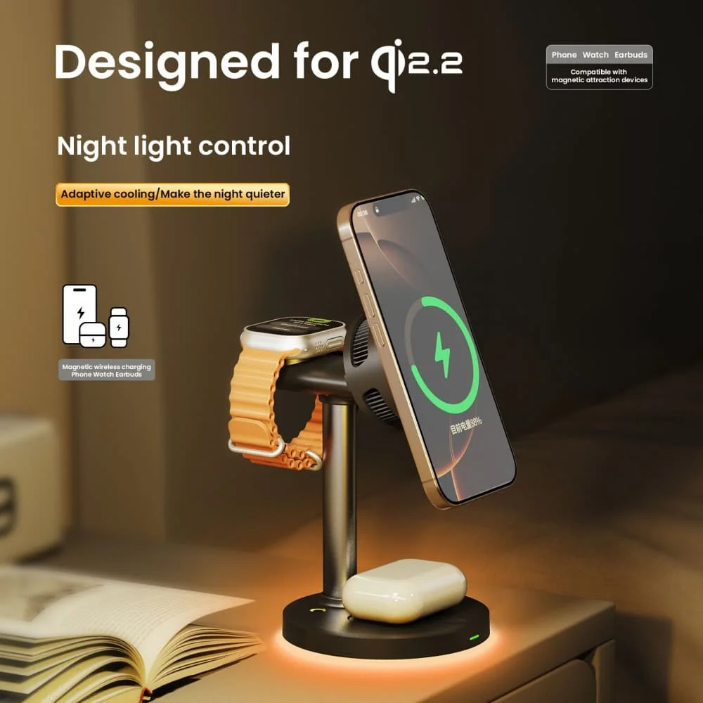 qi22-25-ワット-3-で-1-磁気ワイヤレス充電器スタンド自動冷凍冷却ファン-led-ライト高速充電ドックステーション-magsafe-iphone-17-16-15-apple-watch-8-7-airpods