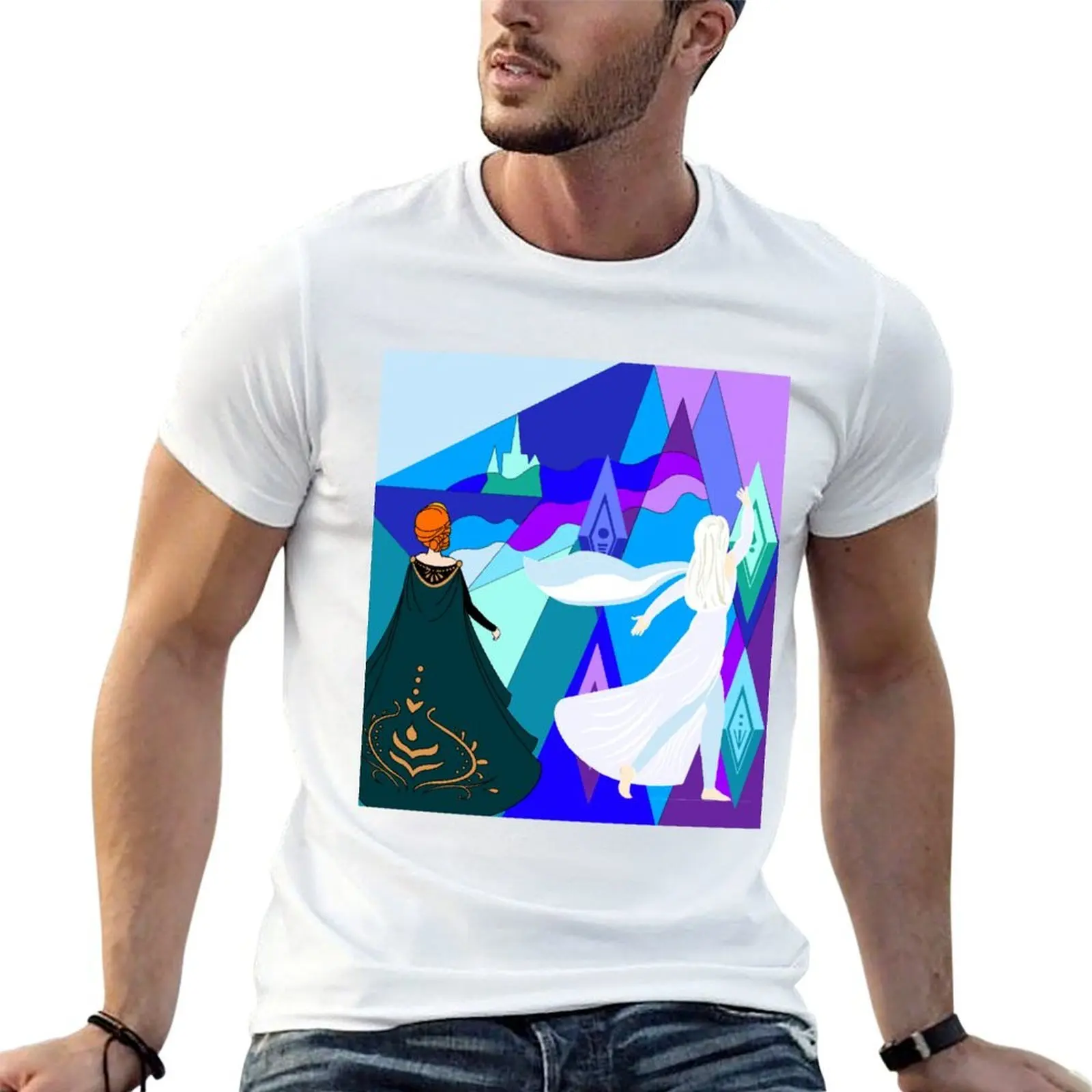 

Arendelle Sisters T-Shirt cotton t shirts high quality man t shirt designer T-Shirt