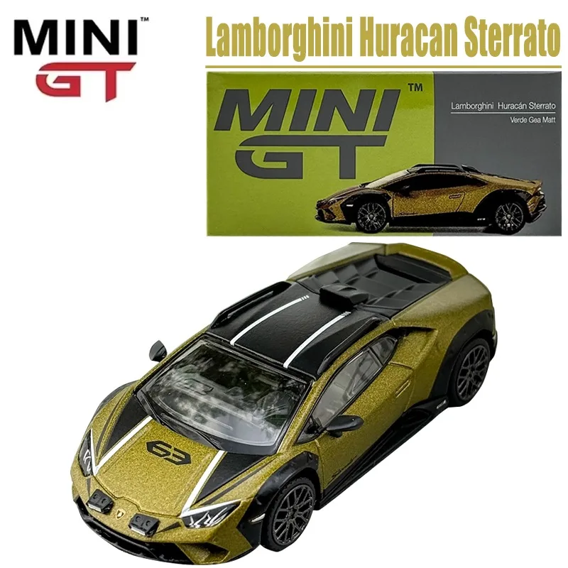 

MINIGT Scale 1/64 Lamborghini Huracan Sterrato Alloy Toy Diecast Metal Model Gift