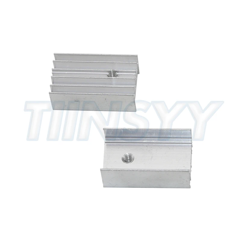 10pcs Aluminum Heatsink Radiator 15*10*25mm Transistor TO-220 For Transistors TO220 White