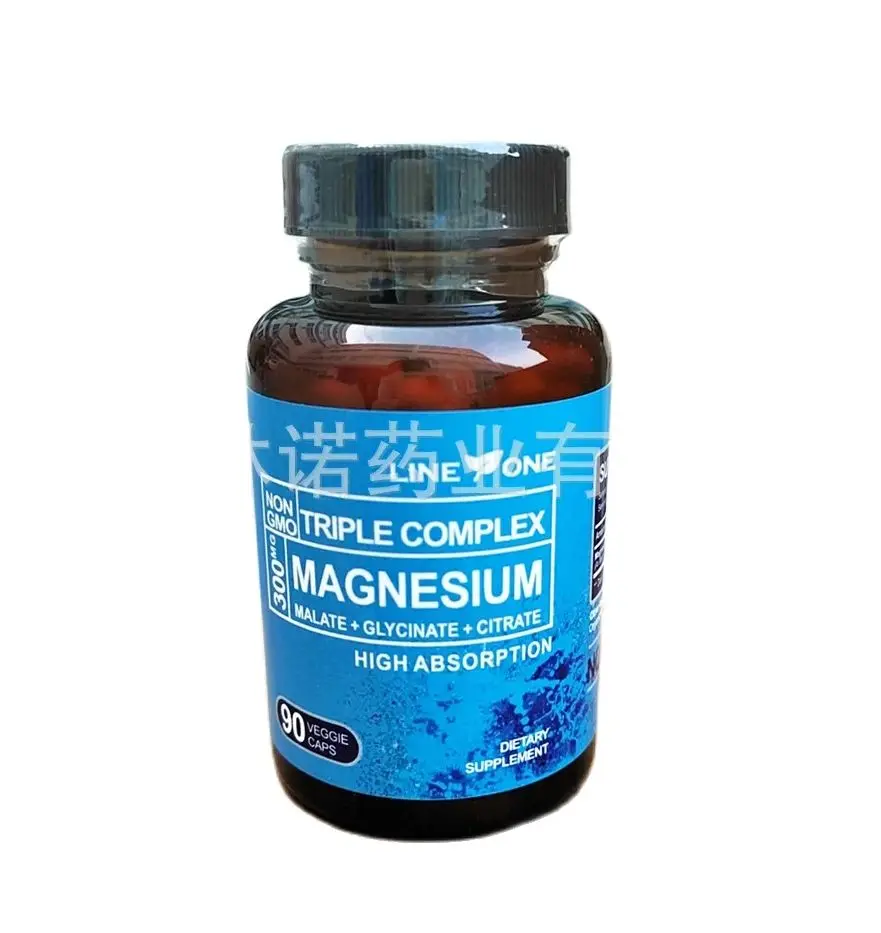 

Magnesium Complex 300mg ,MALATE+GLYCINATE+CITRATE , 90 caps