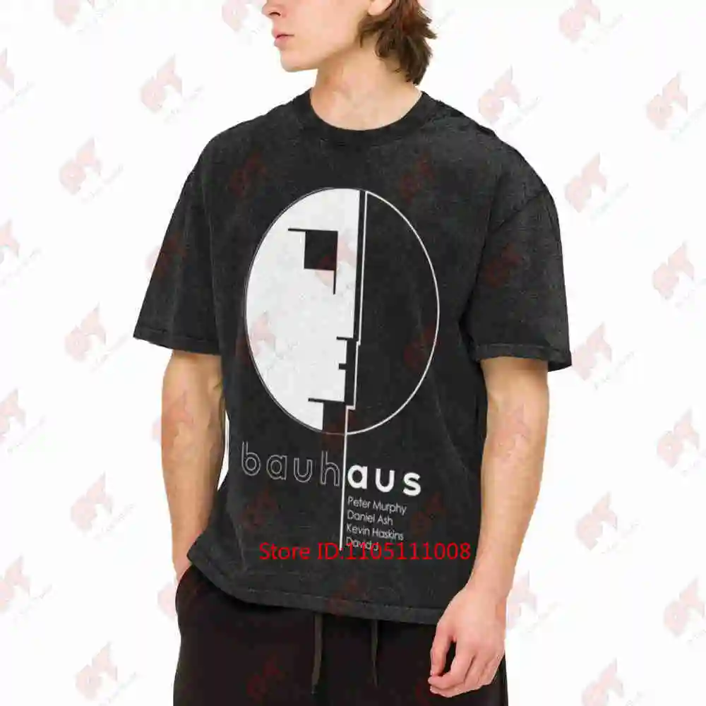 Bauhaus Brighter Morning Vintage Washed Tee Pure Cotton T-Shirt