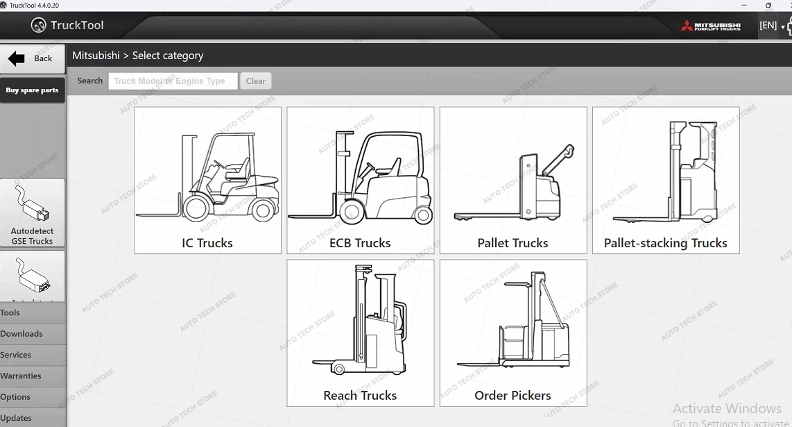 TruckTool 4.4.0.20 04.2024 Forklift Diagnostic Programs Active PC Car Repair Tool Diagnostic Tools