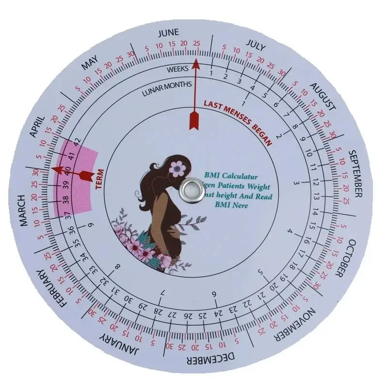 Pregnancy week calculator, expiration date polling of weekly cards, pregnant woman's pregnancy check tool, random color sending