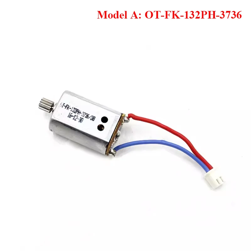 OT-FK-132PH Mini 132 motore DC 7.4V 39000RPM ad alta velocità forte motore elettrico magnetico 9 denti ingranaggio giocattolo fai da te RC Drone